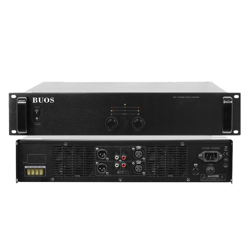 雙通道純后級(jí)數(shù)字功放 2*2000WBS-D22000C