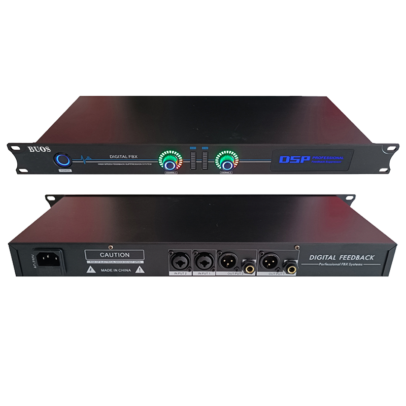 DSP數(shù)字自動(dòng)反饋抑制器 帶音量調(diào)節(jié)BS-FS22V